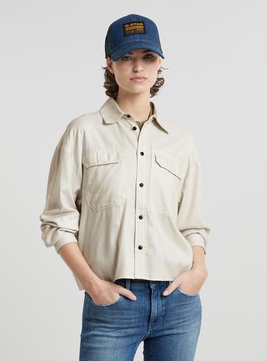 Cropped Pocket Shirt